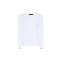 Classic Cable Knit, white/beach sand, Micha