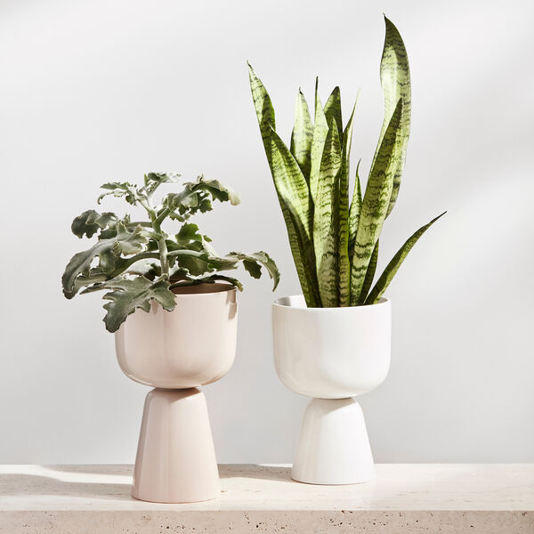 Nappula Flowerpot small, white, Iittala
