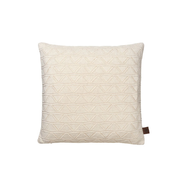 Knitted Cushion Mauntain, beige melange Knitted Cushion Mauntain, beige melange, By LOHN