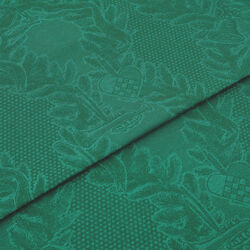 Star Fluted Glass Christmas tablecloth, grøn, Royal Copenhagen