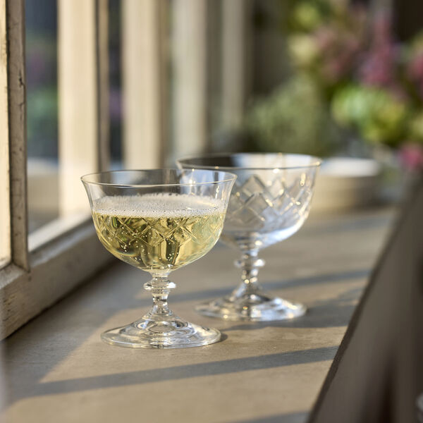 Eaton Champagne Coupe 2 pcs., Lyngby Glas