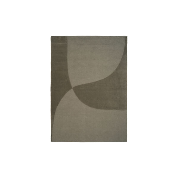 Split Plains Rug, moss, Linie Design