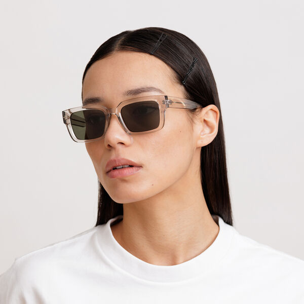 LOUIE sun glasses, crystal, MESSYWEEKEND