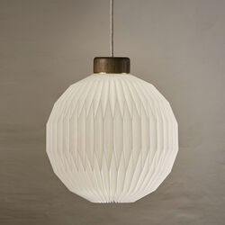 Le Klint 180 Pendant with Paper Shade, smoked oak, LE KLINT