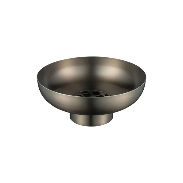 MIYABI Vase M, burned metal, Blomus