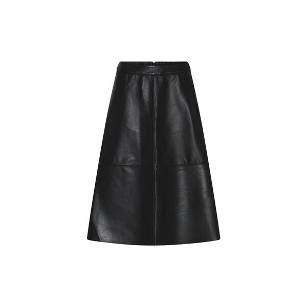 SoftiBBIreni leather skirt, black, Bruuns Bazaar
