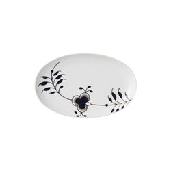 Black Fluted Small Plate 23,5 cm, Royal Copenhagen