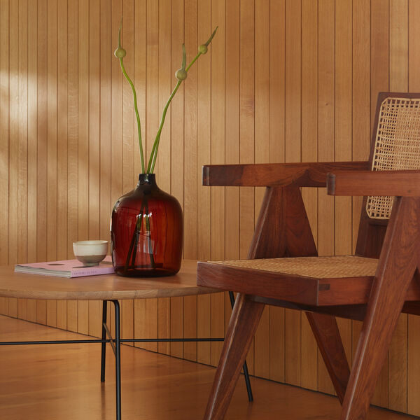 Vessel Vase, peat brown, LSA International