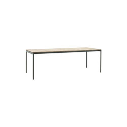 Ville AV26 Outdoor Dining Table, bronze green, &Tradition