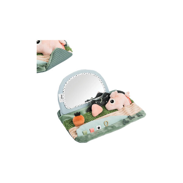 Tiny Farm Tummy Time Sensory Mirror, colour mix, Done by Deer