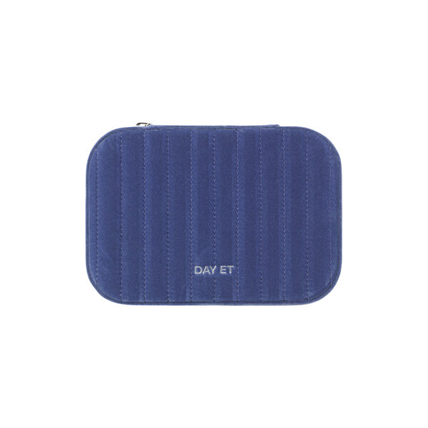 Day Q Velvet Stripe Zip Box, vintage indigo, DAY ET