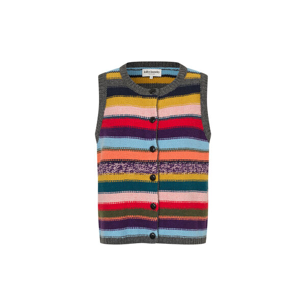 CaitLL Knit Vest SL, multi, Lollys Laundry