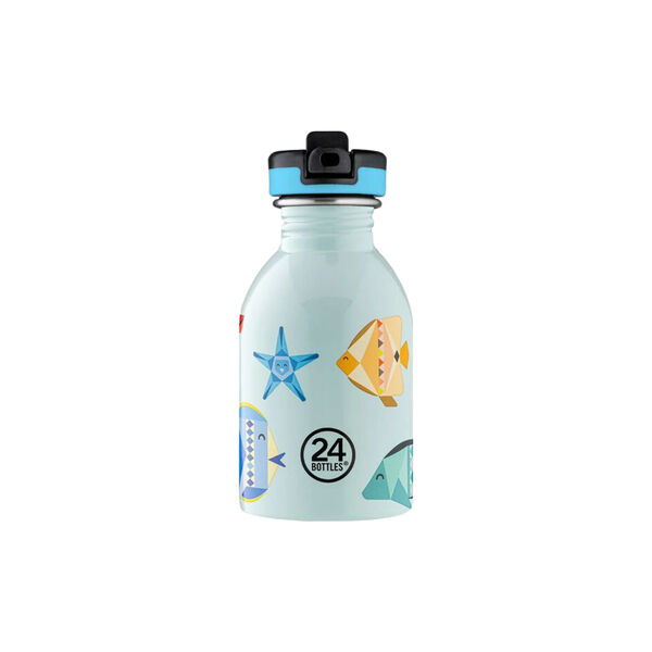 Urban Drinking Bottle with Sports Lid, sea friends, 24Bottles