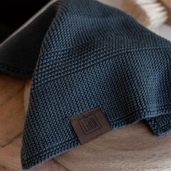 Knitted Cloth, dark grey, By LOHN
