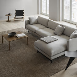 6725 Piloti Wood Coffee Table, oiled smoked oak, Fredericia Furniture