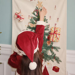 Christmas Hat, red dahlia, Konges Sl&oslash;jd