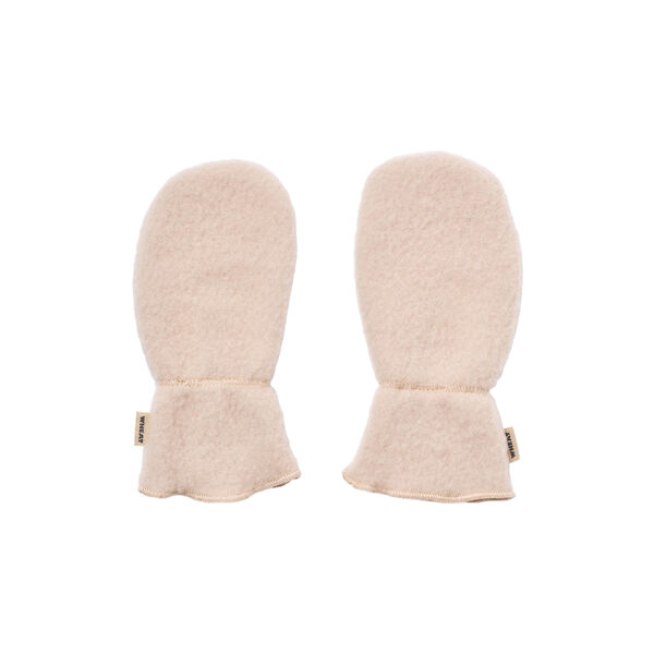 Wool Fleece Miitens Jay, pale lilac, Wheat