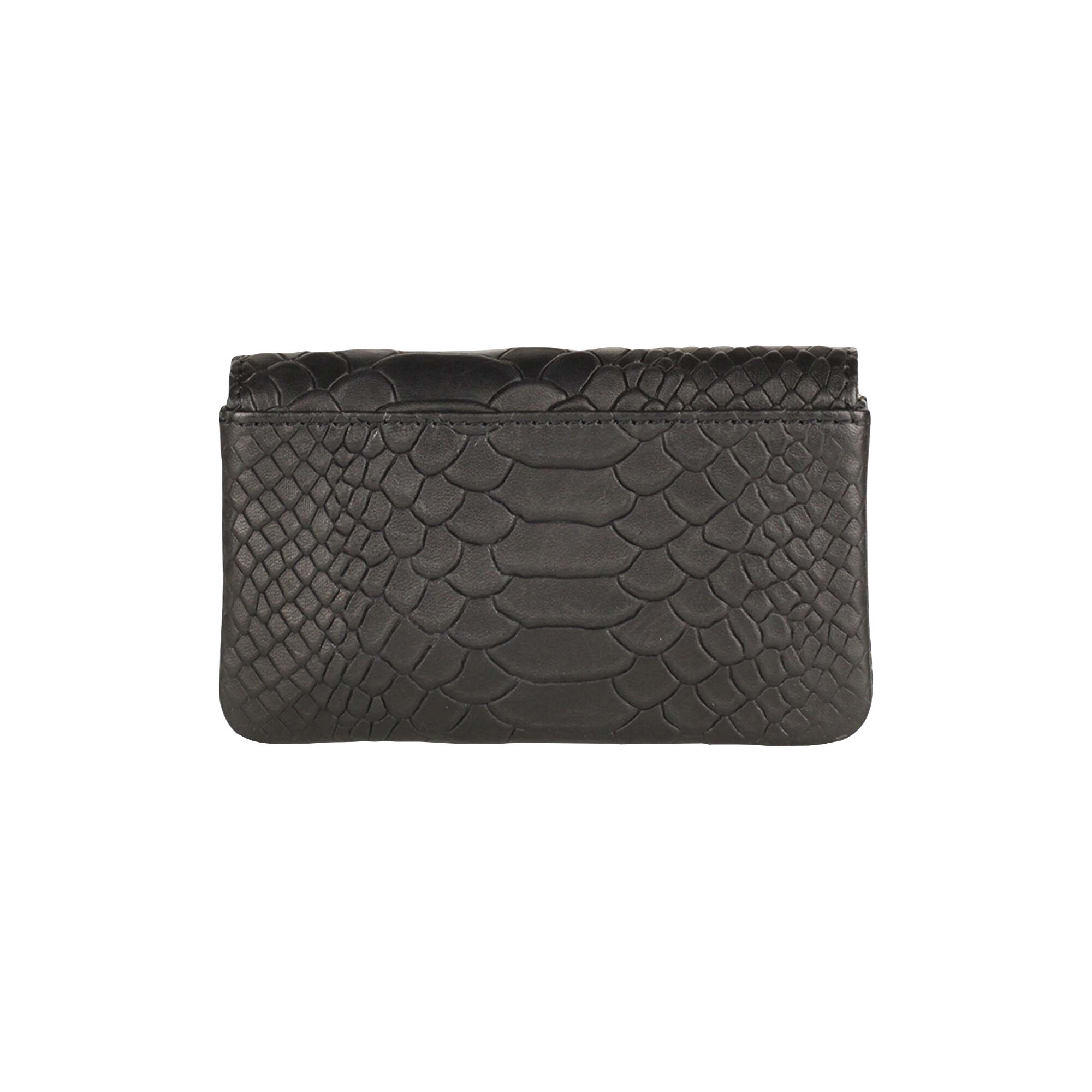 Faith black sales clutch bag
