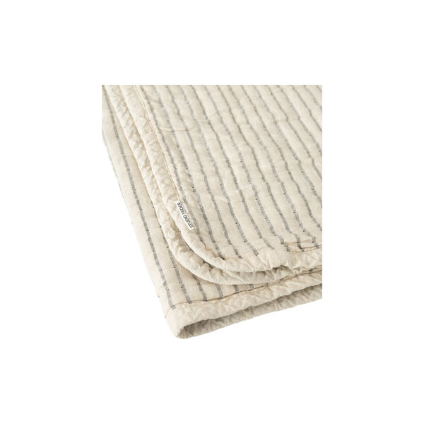 Faye Bedspread, ivory stripe Faye Bedspread, ivory stripe, Studio Feder