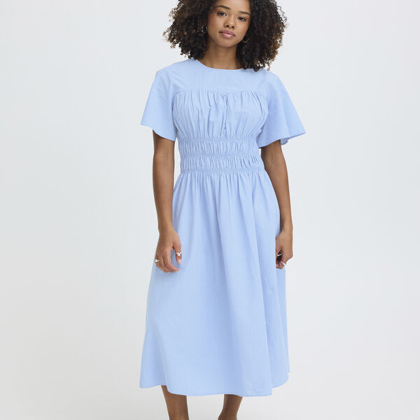 IHGWENDA Dress, blue/white check, ICHI