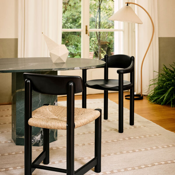 Daumiller Side Chair, brown/black pine, GUBI