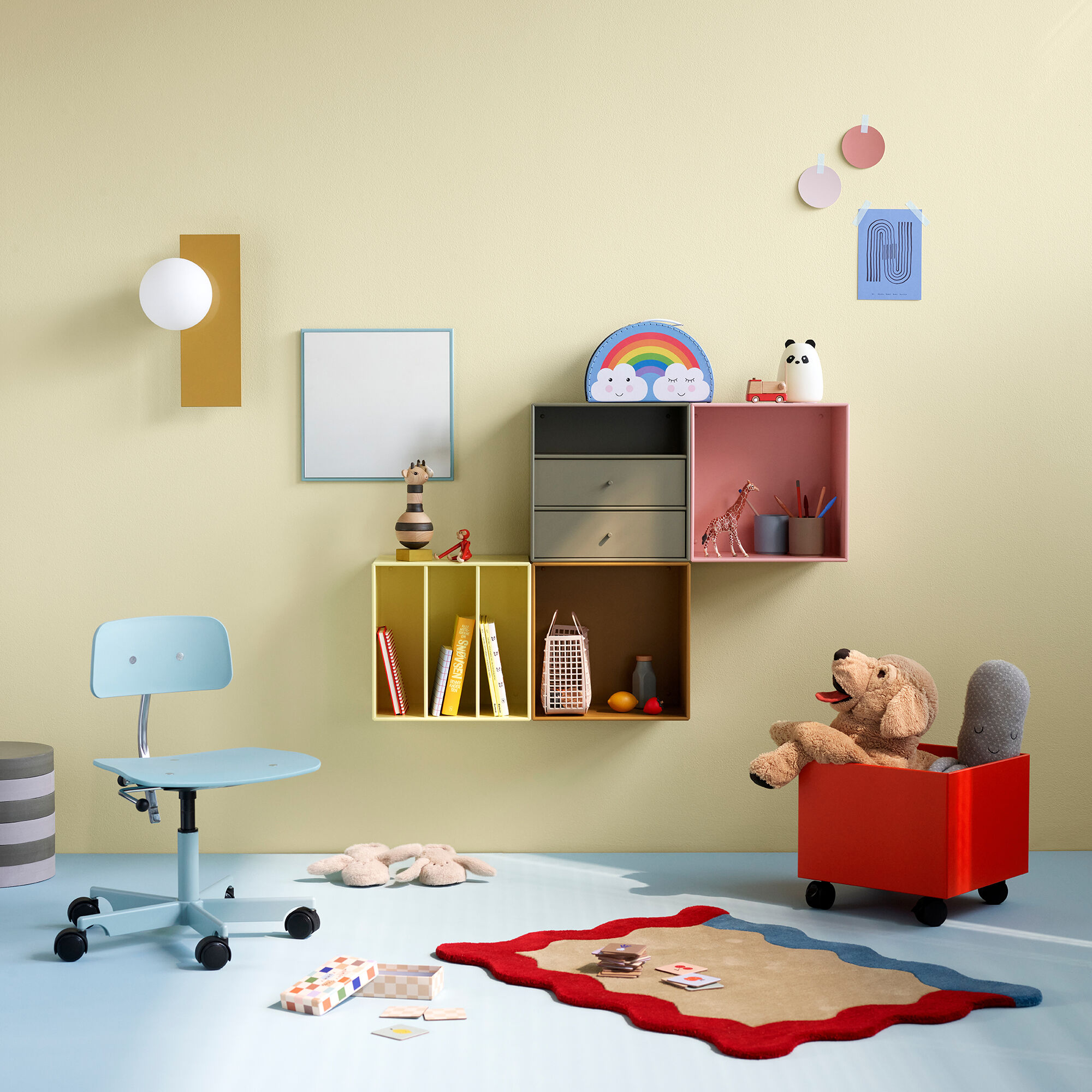 Mini 1001 – Teak New York Montana Mini シェルフ 1001 mist