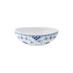 Blue Fluted Half Lace Bowl 37 cl, Royal Copenhagen