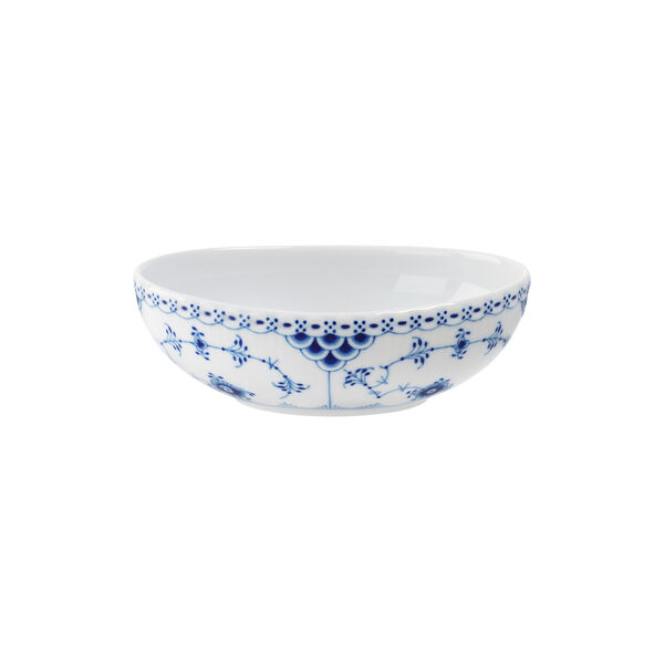 Blue Fluted Half Lace Bowl 37 cl, Royal Copenhagen