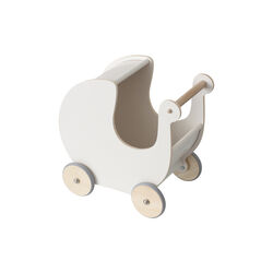 Doll's Pram, classic white, Sebra
