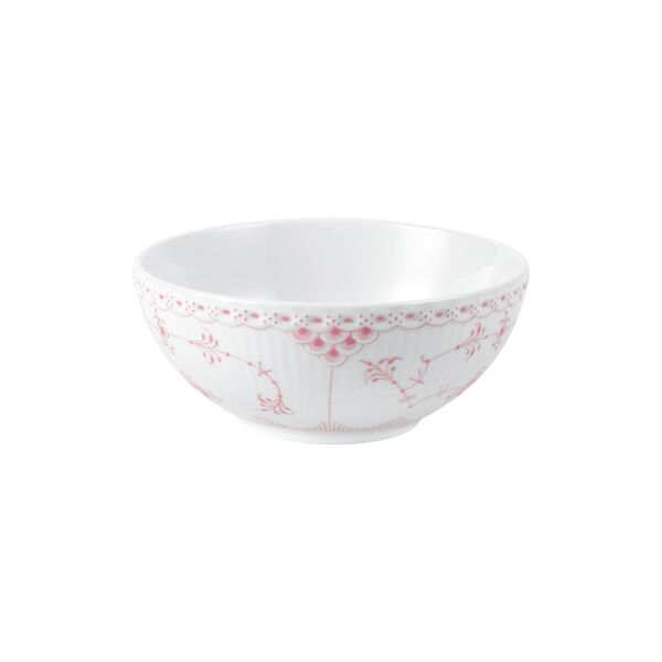 Coral Fluted Half Lace Bowl 50 cl, Royal Copenhagen