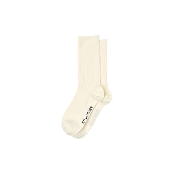 Minna Cotton Sock, broken white, Studio Feder