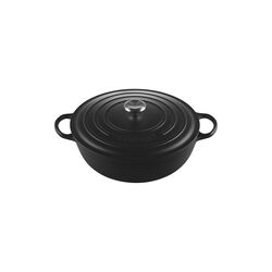Signature cast iron soup pot &Oslash; 32 cm, matte black, Le Creuset