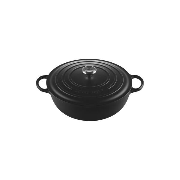 Signature cast iron soup pot &Oslash; 32 cm, matte black, Le Creuset