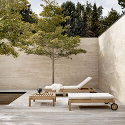 CH AH604F Outdoor Lounger Footrest, Carl Hansen & S&oslash;n