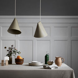 Ceramic Pendant, olive, MOEBE