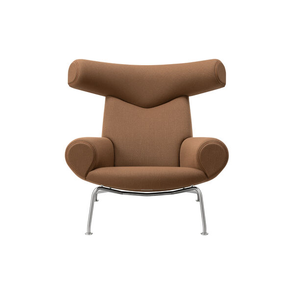 Wegner Ox Chair | Nutshell | Lounge Chair + Ottoman, Fredericia Furniture