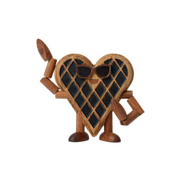 Wendy Waffle Wooden figurine, Spring Copenhagen