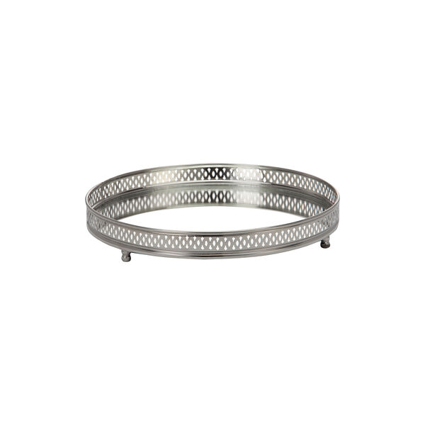 Bethel Decoration Tray, silver/clear Bethel Decoration Tray, silver/clear, Lene Bjerre