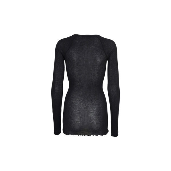 Elvira Blouse, black, Seamless Basic