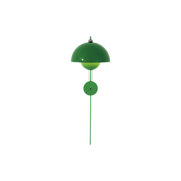 Flowerpot VP8 Wall Lamp, signal green, &Tradition