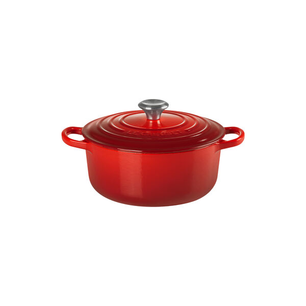 Signature Round Pot Ø 20 cm, cerise Signature Round Pot Ø 20 cm, cerise, Le Creuset