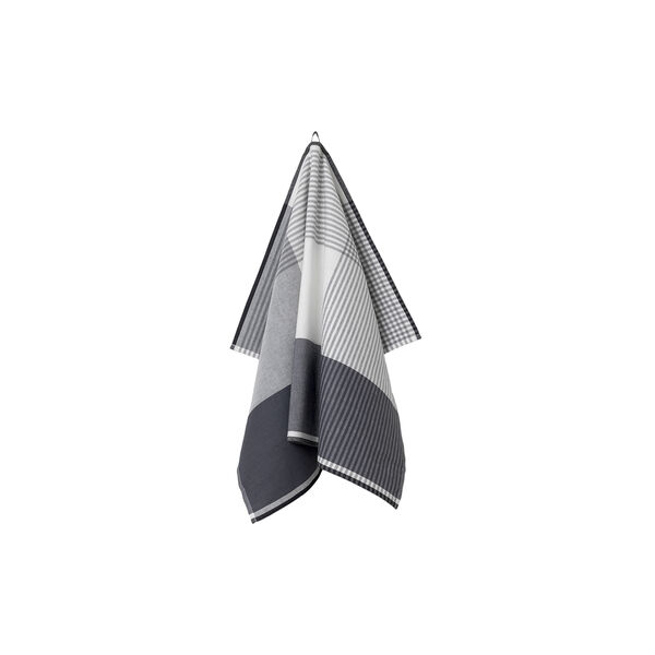 BECKER 63 Tea Towel, flint grey BECKER 63 Tea Towel, flint grey, Georg Jensen Damask