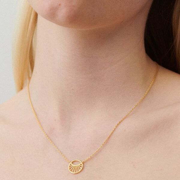 Small Daylight Necklace, gold, Pernille Corydon Jewellery