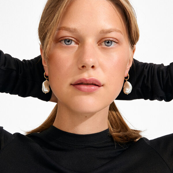 RADLEY earrings, gold plated, Pilgrim