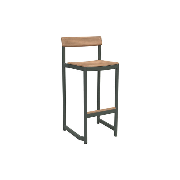 Pelagus Bar Stool, hunter green, Fritz Hansen