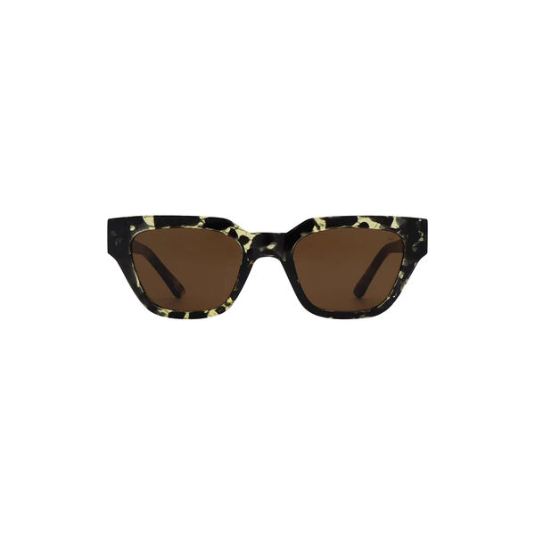Kaws Sunglasses, black/yellow tortoise, A. KJÆRBEDE