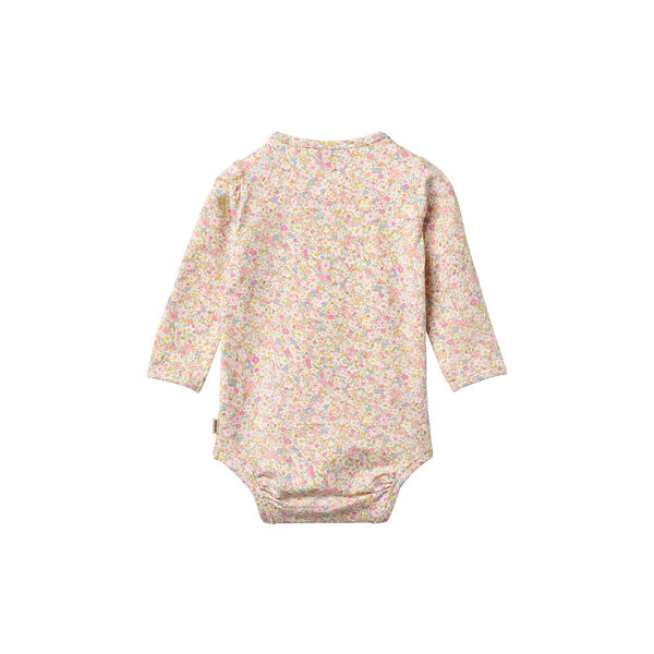 Body L/S Liv, blush flower meadow, Wheat