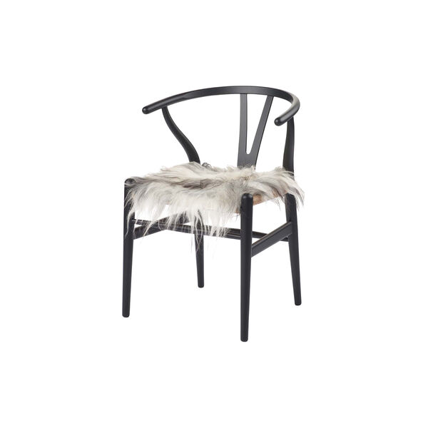 Icelandic Sheepskin Seat Cushion, natural grey, NATURES Collection