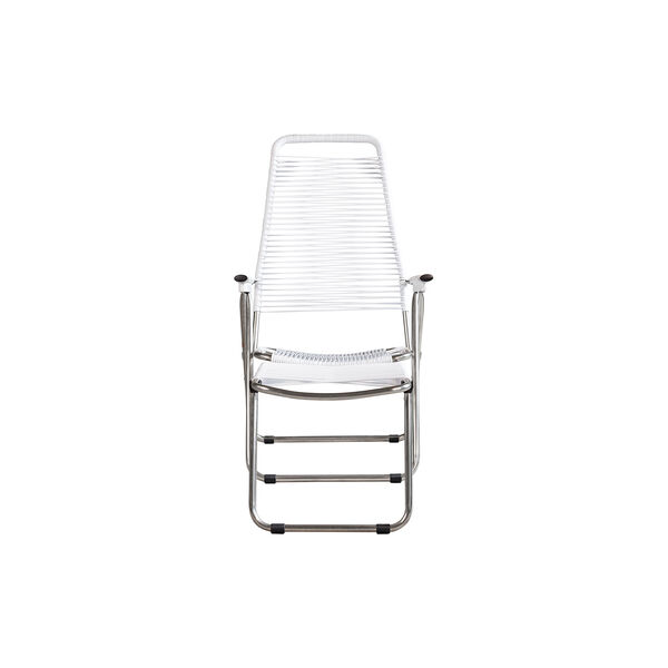Spaghetti Outdoor Sunbed, white matt