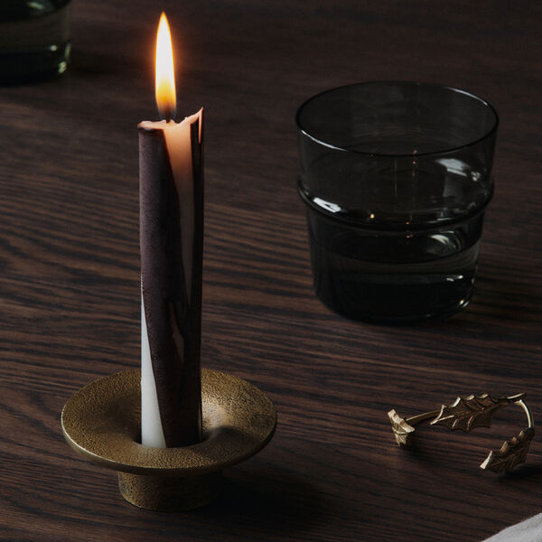 Dryp Candles 2 stk., dark chocolate, Ferm Living